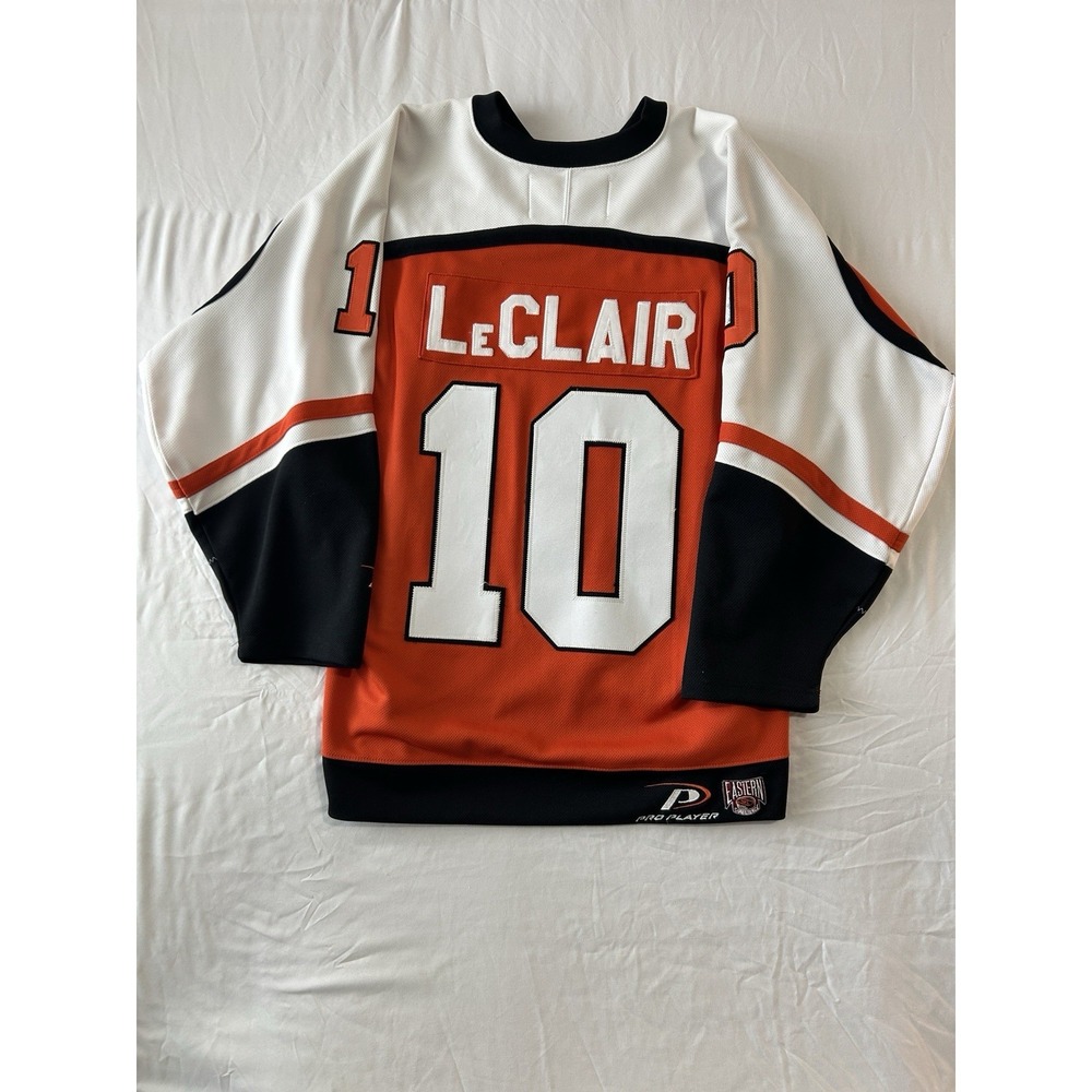 John LeClair #10 Philadelphia Flyers Vintage Pro Player Jersey Size Large